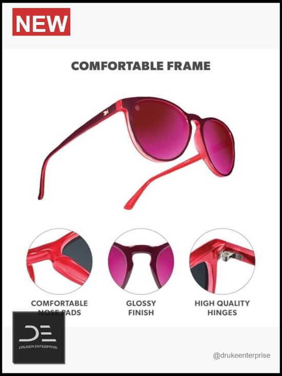 Polarized Sunglasses with UV400 Protection - Round Full Frame main image 4